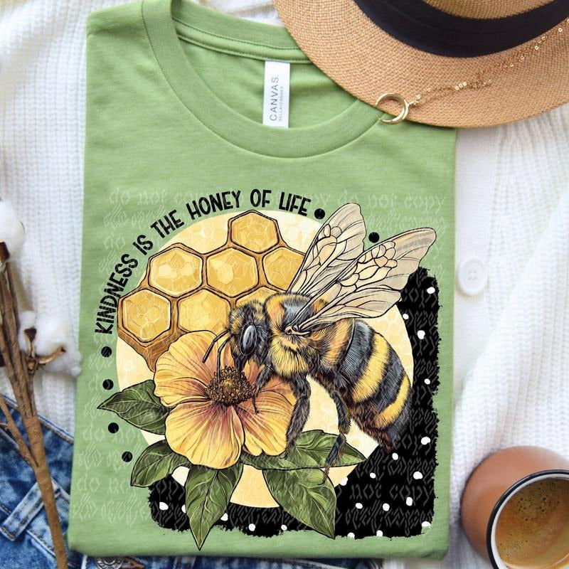 Kindness Bee DTF Transfers - THIS IS NOT A SHIRT