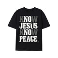 Know Jesus Know Peace T-Shirt Faith in God for Christian Christ Religious Tee Made in USA