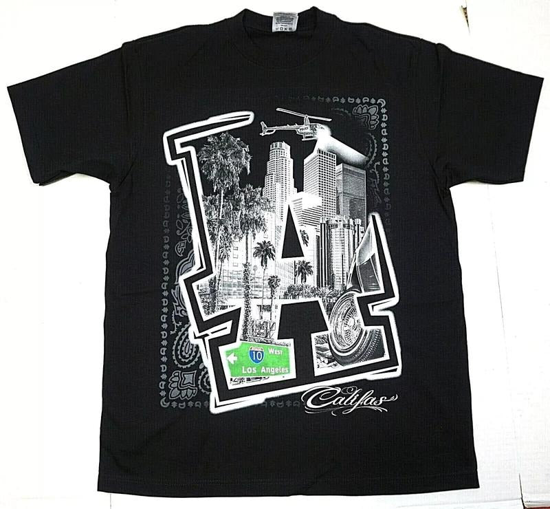 L0s A.ngeles City T-shirt LA California Califas Urban Cotton Streetwear Tshirt Hoodie, Sweatshirt | GrindPrints.com