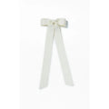 LA Hearts Women's Cream Ribbed Double Loop Bow Barrette