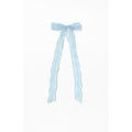 LA Hearts Women's Light Blue Lace Bow Barrette