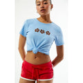 PS / LA Women's Hibiscus Repeat Skimmer T-Shirt