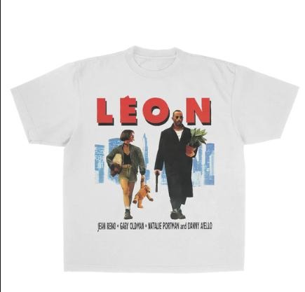 LEON THE PROFESSIONAL PROMO T-SHIRT , gift for him and her , Top Streetwear , Top Menswear Underwear Tshirt