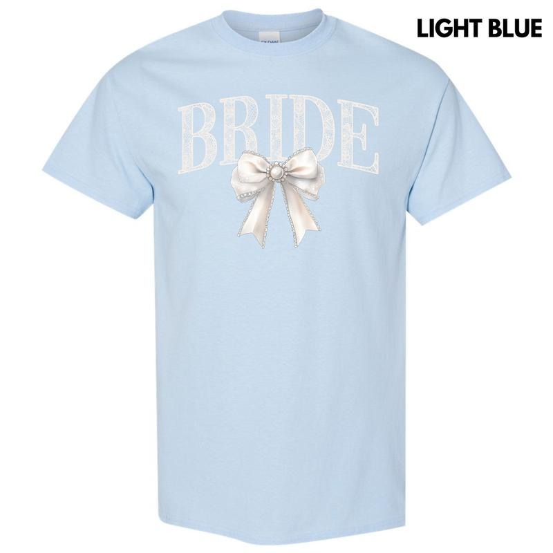 Lace Bride Bow Gildan Short Sleeve T-Shirt 'NLB'