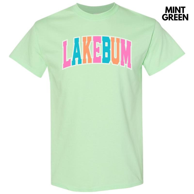 Lake Bum Varsity Letter Gildan Short Sleeve T-Shirt 'NLB'