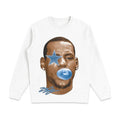 Lebron James Jumbo Graphic Bootleg Crewneck Sweatshirt Streetwear
