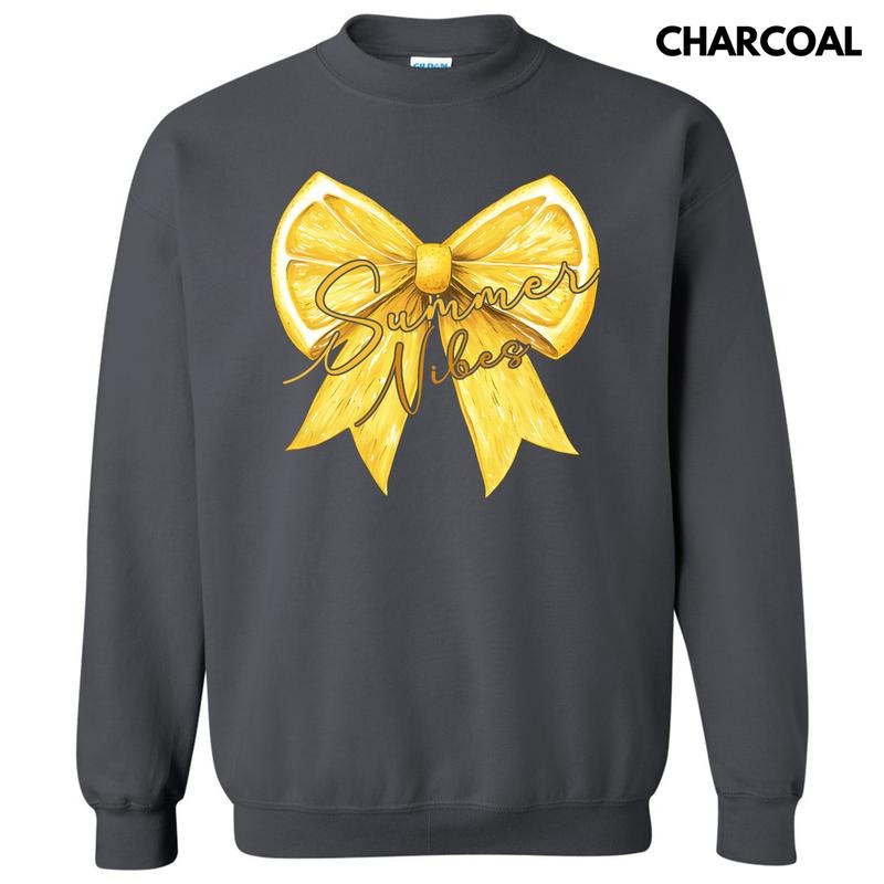 Lemon Summer Bow Sweatshirt 'NLB'
