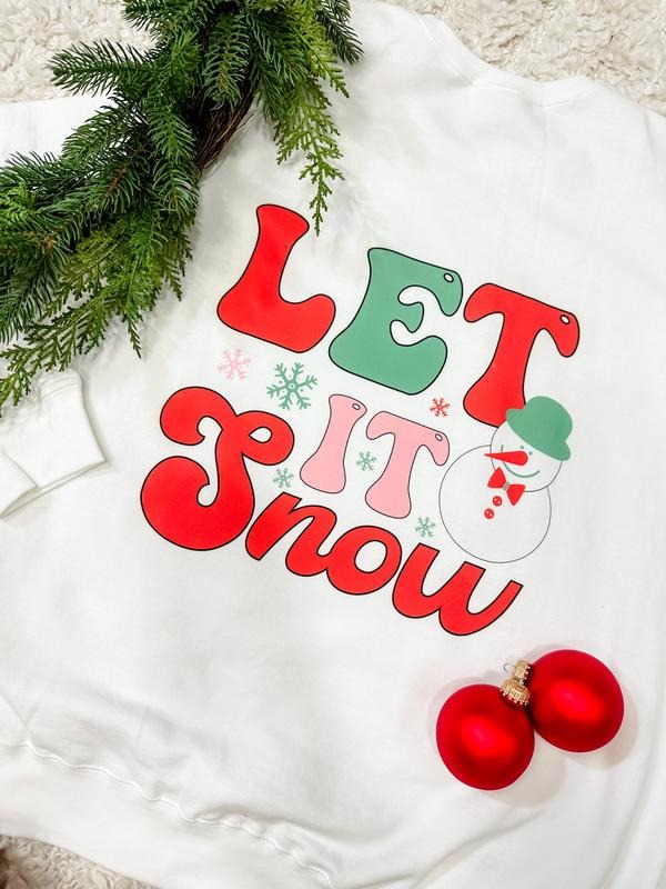 Let It Snow Graphic Top