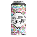 Let's Drink And Talk Shit 4-in-1 Can Cooler Tumbler Combo