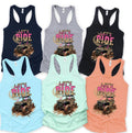 Lets Ride Atv Womens Razorback Tank Top
