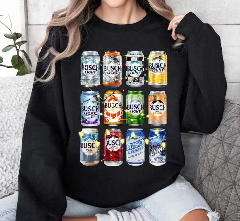 Lighting Busch Sweatshirt, Busch Beer Shirt