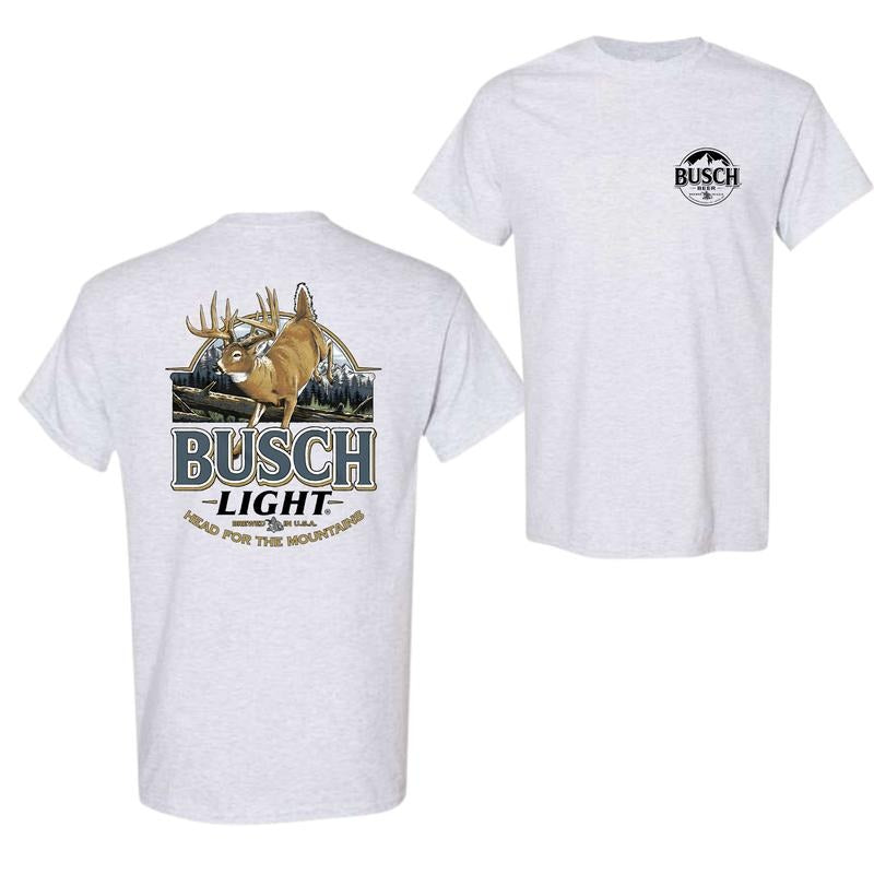 Limited Busch Light Deer Label Double Side Shirt, For Men, For Women Hoodie, Sweatshirt | GrindPrints.com