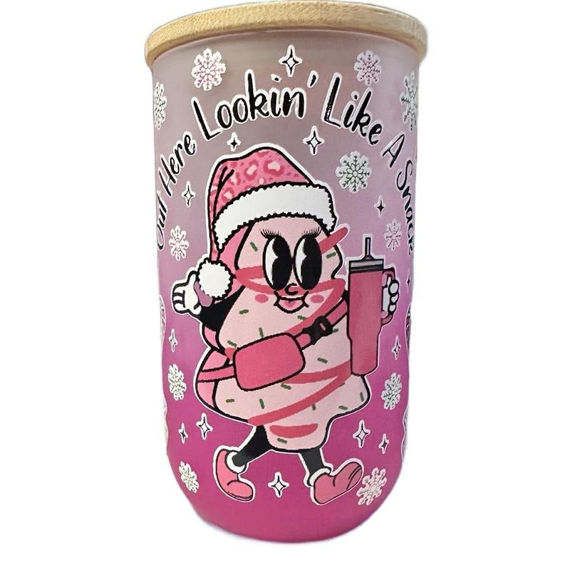 Lookin like a Snack 16 oz gradient glass