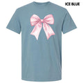 Lovable Pink Bow Comfort Colors T-Shirt 'NLB'