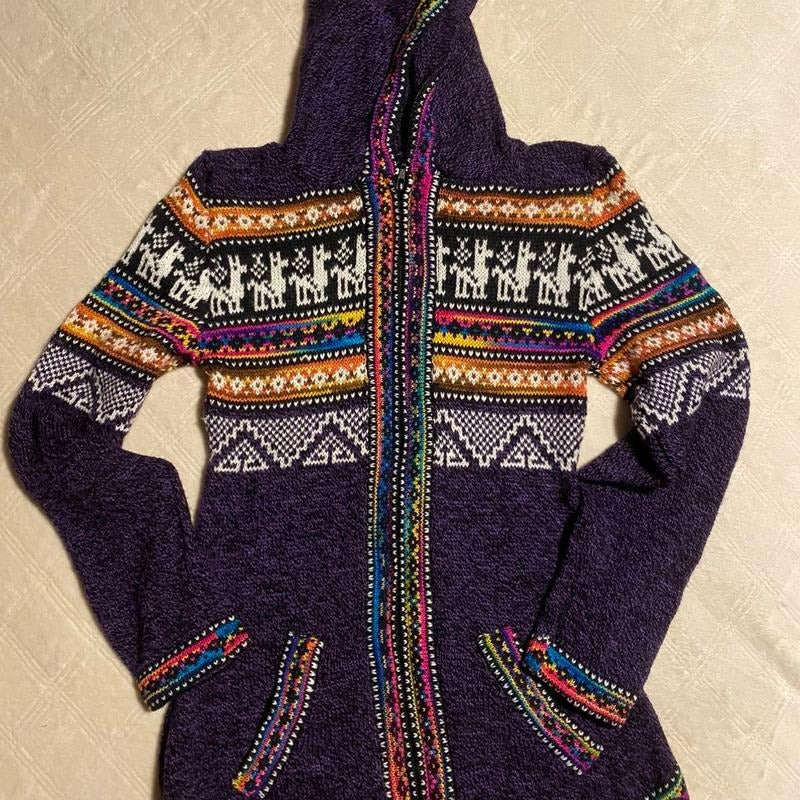 Sueter peruano for women size S/M Cotton Casual