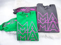 MAMA Sweatshirt with Sleeve Prints Womenswear Comfy Tops Unisex