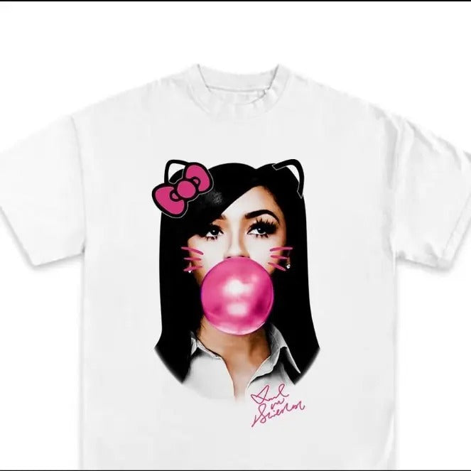 MARIAH THE SCIENTIST Pink BUBBLE GUM T-SHIRT