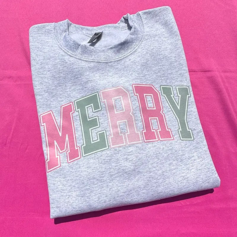 MERRY Varsity Letter Sweatshirt 'NLB'