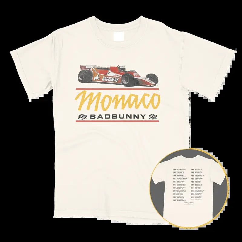 MONACO F1 DOUBLE SIDED t shirt tee  Unisex  Shirts