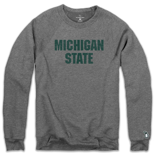 MSU - BLOCK CLASSIC FLEECE SWEATSHIRT (UNISEX)