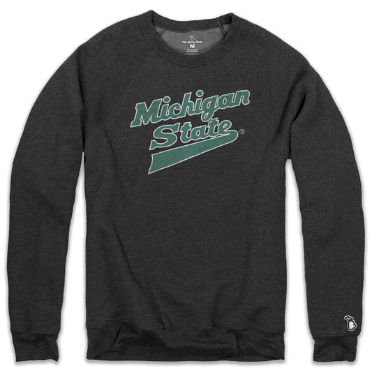 MSU - HOCKEY SCRIPT FLEECE SWEATSHIRT (UNISEX)