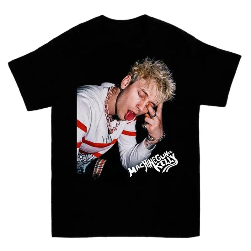 Machine Gun Kelly Black T-shirt Unisex Cotton tee All Sizes
