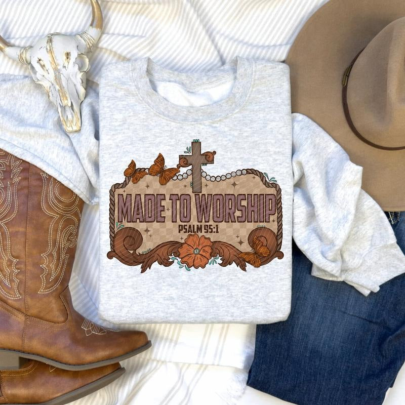 Made to Worship DTF Transfers - THIS IS NOT A SHIRT