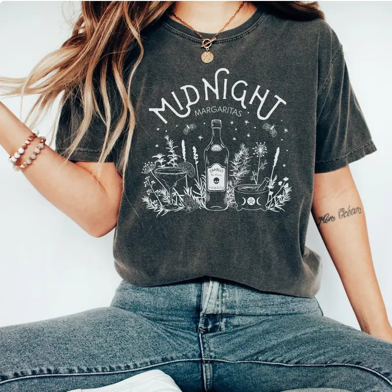 Magjc Shirt Apothecary Shirt Witch Shirt Basic Witch Cute Fall Shirt Halloween Shirt Mjdnight Margarjtas