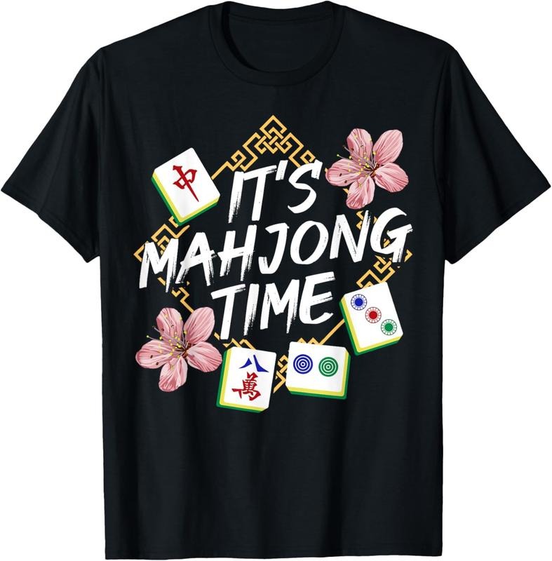 Mahjong Chinese Mahjong Player T-Shirt