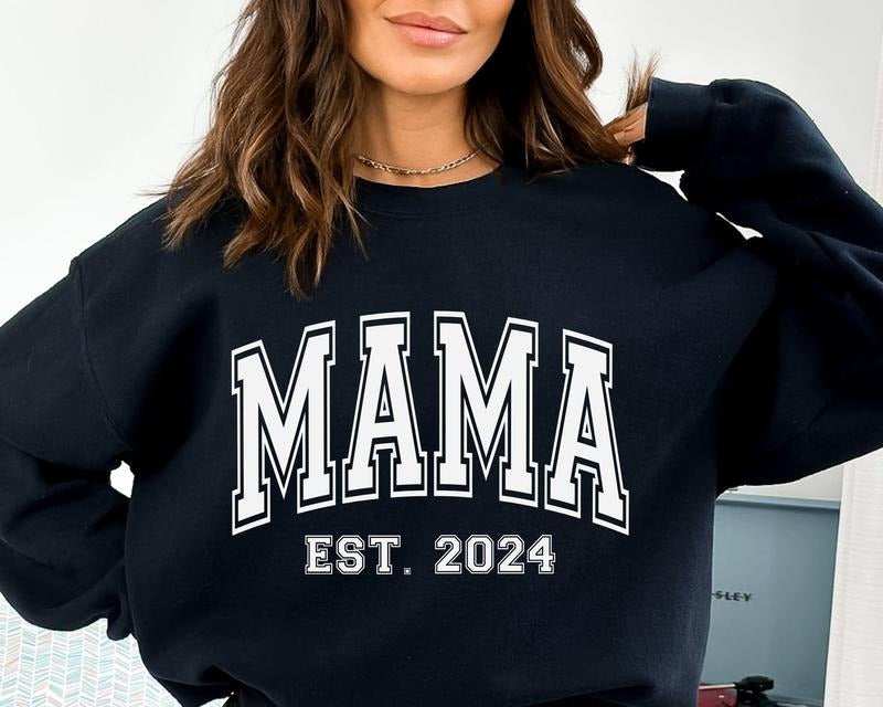 Mama Est 2024 , Mama Varsity  sweater