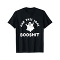 Man This Some Booshit Funny Halloween Men's Cotton T-shirt with Enduring Round Neck Classic Prints made in usa