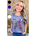 Mardi Gras Bow Graphic T-Shirt