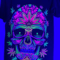MariaJuana skull  T-shirt Black Cotton