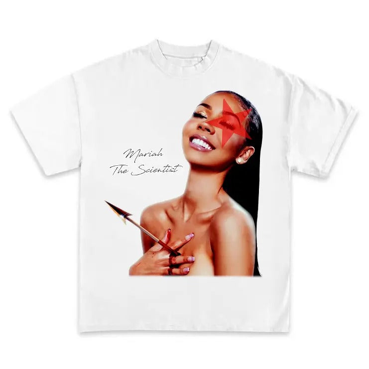 Mariahh Red Star Tee