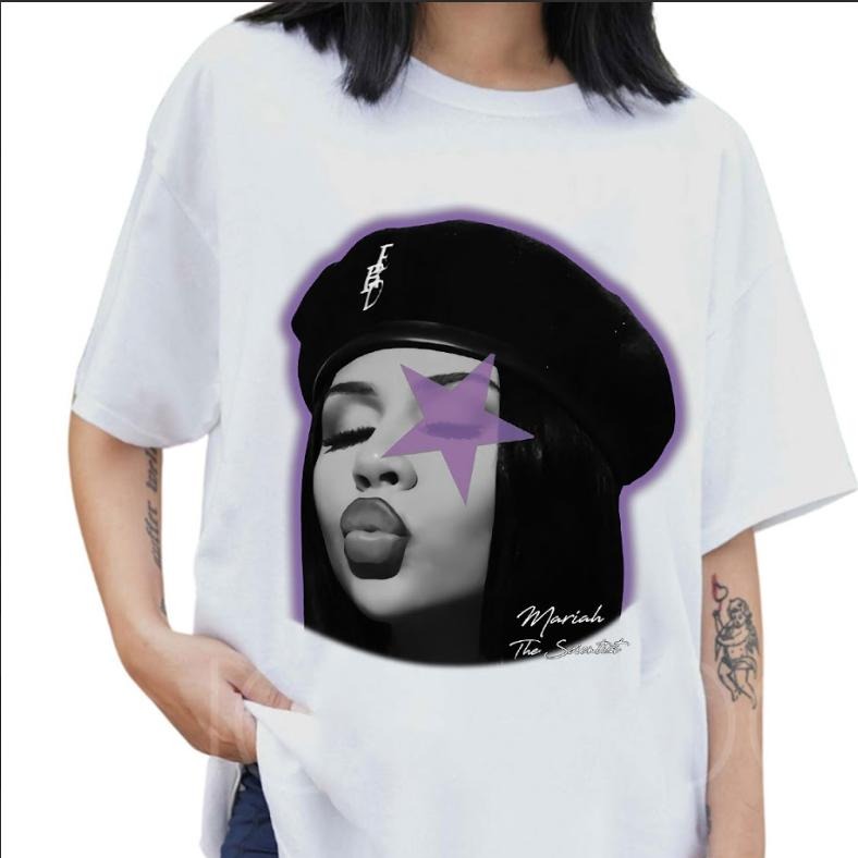 Mariahhh Scient Purple Star T-shirt