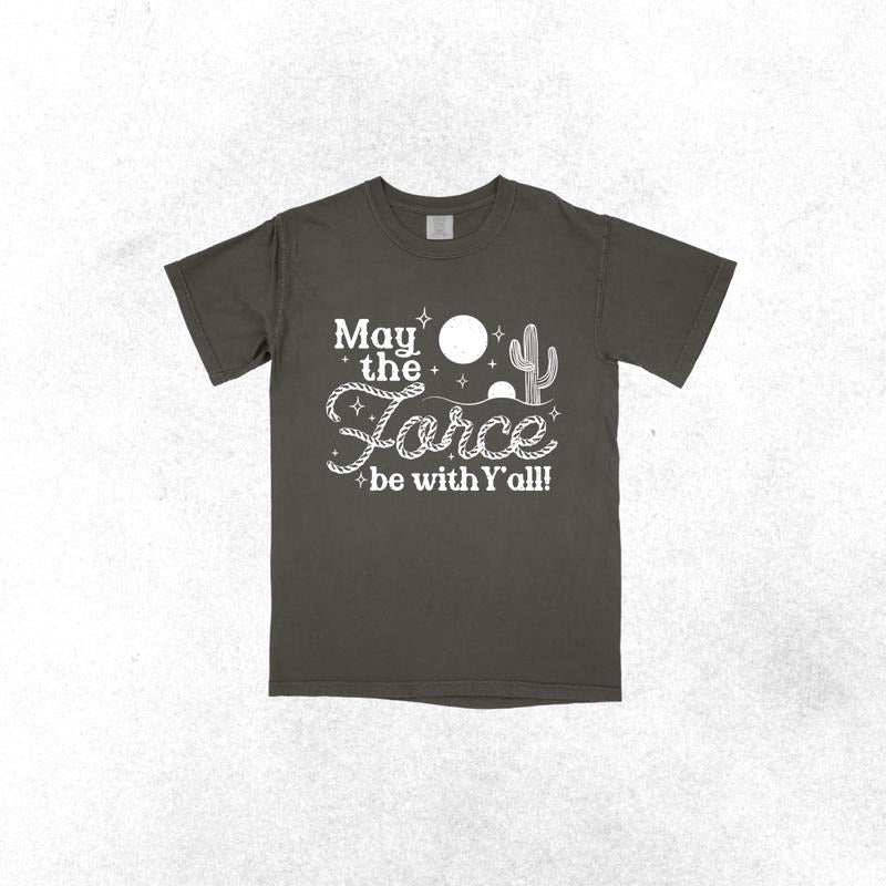 May The Force Be With You Tshirt May The Force Be With Y'all Galaxys Edge StarW Unisex Shirt