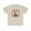 Meats & Cheeses Always Pleases T-Shirt Featuring Bob Mortimer Quote for Comedy Fans