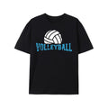 Men'S 100% Cotton Volleyball Graphic Tee - Crew Neck, Short Sleeve, Regular Fit, Non-Stretch, All-Season Sportswear T-Shirt made in usa