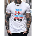 Men Slogan Graphic T-shirt Made in USA