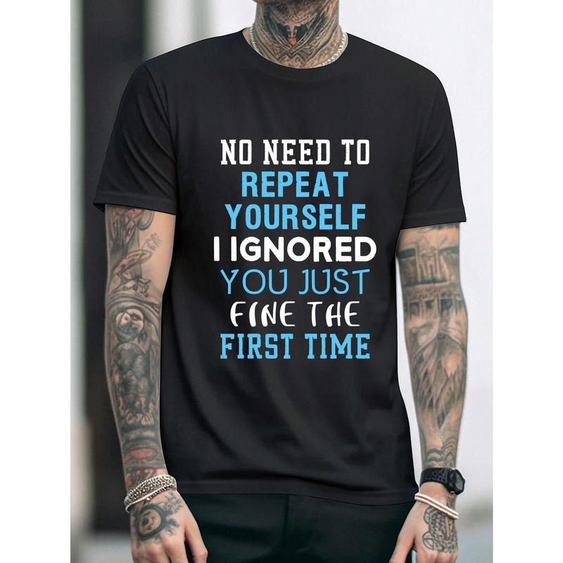 Men Slogan Graphic T-shirt Made in USAstyle{n002}2