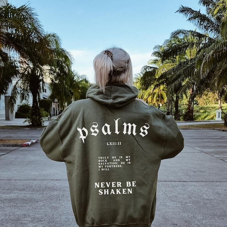 Men's Christian Hoodie Bible Verse Hoodie Christian Mens Christian Streetwear Jesus Hoodie Christian Sweatshirt Jesus  Hoodie and Sweater; T-shirt Cotton Menswear Polyester Tops