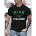 Men's Novelty 3D Print Fashion T-Shirt - Casual Cotton Crew Neck Tee with Unique Graphic Design, Machine Washable Made in USA
