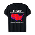 Men's T-shirt, niche design print, high-quality breathable material, casual everything, Trump than Verizon political gift made in usa