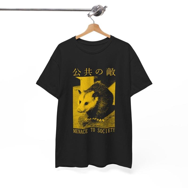 Menace to Society Japanese Opossum T-Shirt
