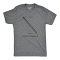 Mens Original Computer T Shirt Funny Pencil Eraser Analog Joke Tee for Guys Mens Funny T Shirts Cool Tees Soft Stylish Casual Menswear Funny Sarcastic Short Sleeve Novelty Tees for Guys Dark Grey