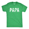 Mens Papa Golf T Shirt Funny Fathers Day Gift for Dad Outdoor Sports Graphic Tee Mens Funny T Shirts Cool Tees Soft Stylish Casual Menswear Dad Joke Apparel for Men Funny Golf Short Sleeve Novelty Green