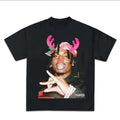 Merry Christmas Carti Graphic Rap Tee Shirt Big Face King Vamp Reindeer Cute