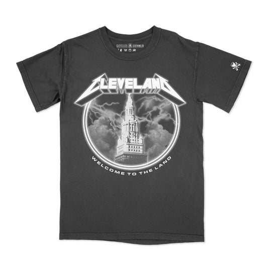 Welcome To The Land Of Rock - Mens/Unisex Crew T-Shirt