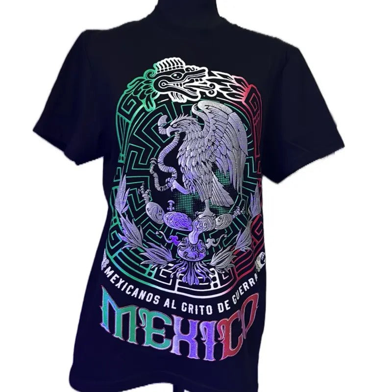 Mexicanos T-shirt Crewneck Tshirt Casual