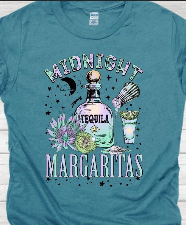 Midnight Margaritas Solid Color Tee